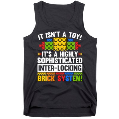 Master Builder Bricks Blocks Play Toys Tank Top