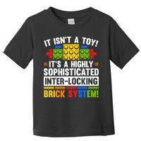 Master Builder Bricks Blocks Play Toys Toddler T-Shirt