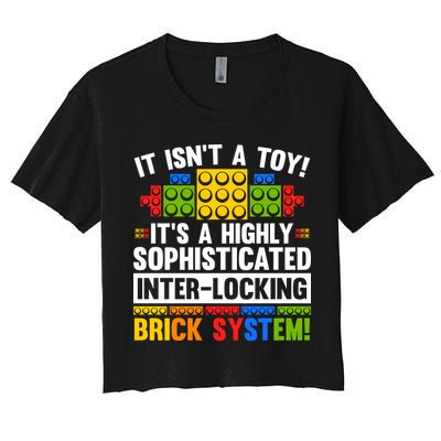 Master Builder Bricks Blocks Play Toys Crop Top