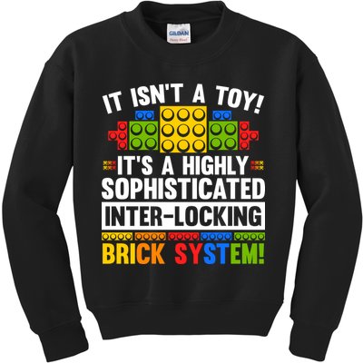 Master Builder Bricks Blocks Play Toys Kids Sweatshirt