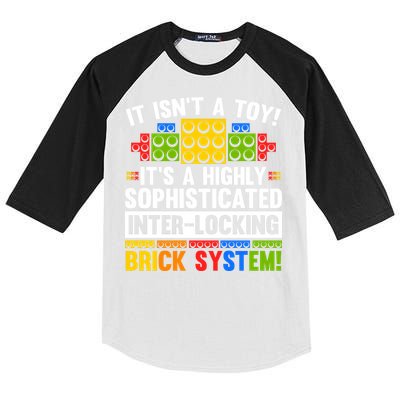 Master Builder Bricks Blocks Play Toys Kids Colorblock Raglan Jersey