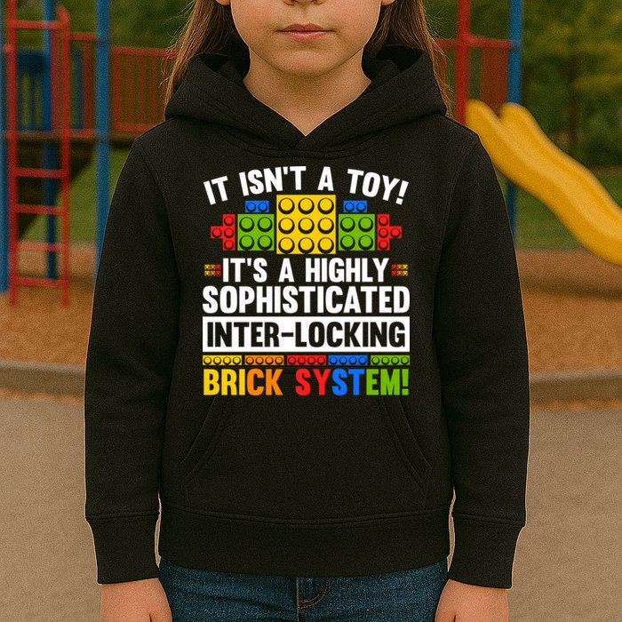 Master Builder Bricks Blocks Play Toys Kids Hoodie