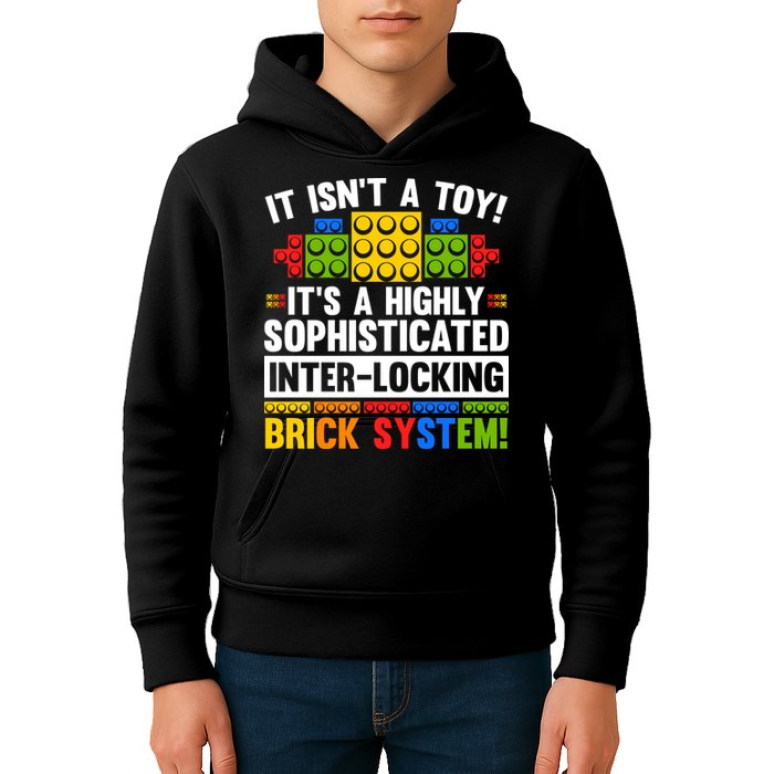 Master Builder Bricks Blocks Play Toys Kids Hoodie