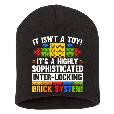 Master Builder Bricks Blocks Play Toys Short Acrylic Beanie