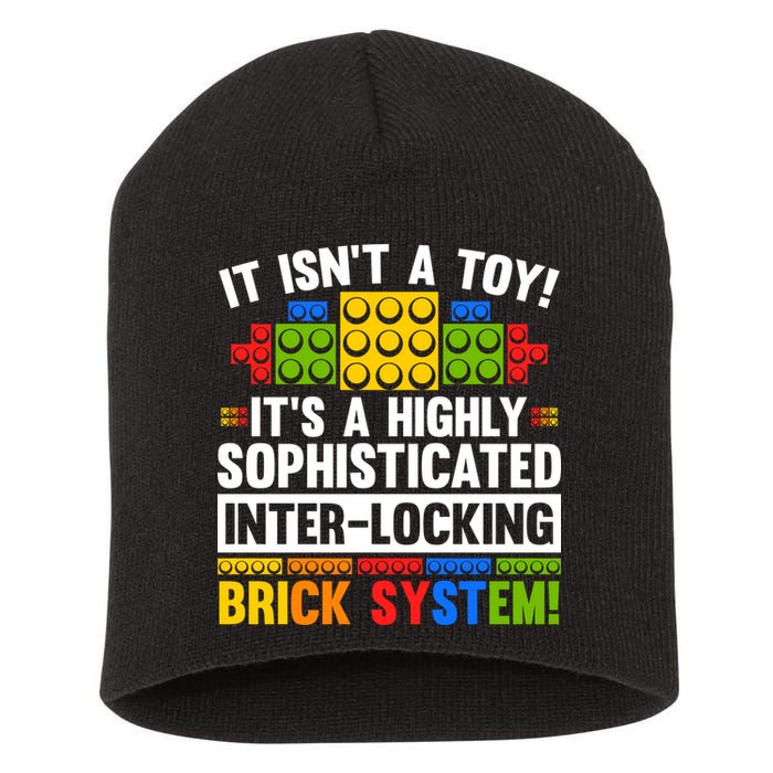 Master Builder Bricks Blocks Play Toys Short Acrylic Beanie