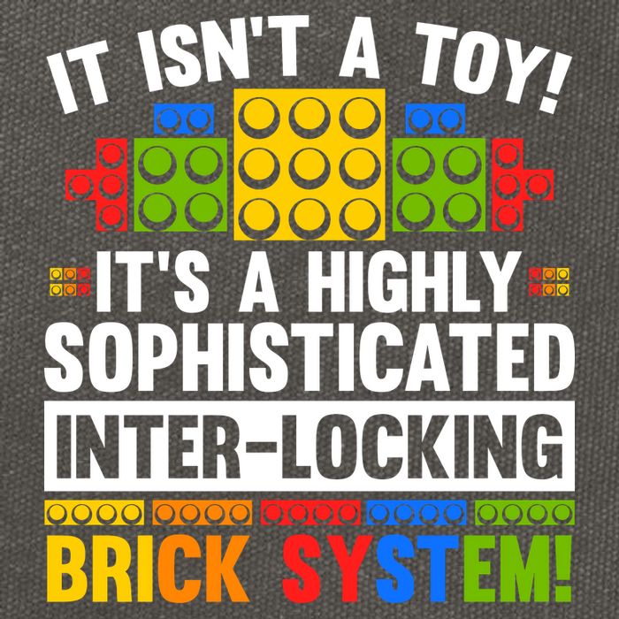 Master Builder Bricks Blocks Play Toys Cotton Canvas Backpack