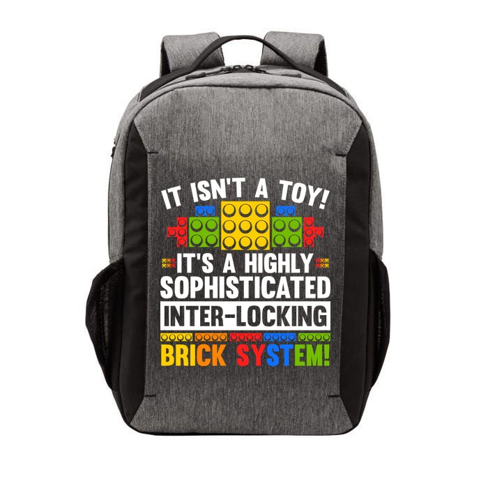 Master Builder Bricks Blocks Play Toys Vector Backpack