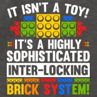 Master Builder Bricks Blocks Play Toys Vector Backpack