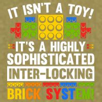 Master Builder Bricks Blocks Play Toys Garment-Dyed Women's Muscle Tee