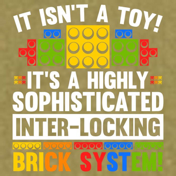Master Builder Bricks Blocks Play Toys Garment-Dyed Women's Muscle Tee