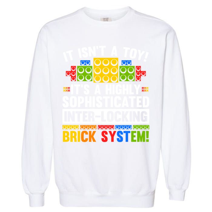 Master Builder Bricks Blocks Play Toys Garment-Dyed Sweatshirt