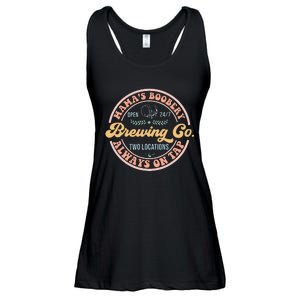 Mamas Boobery Brewing Co New Mom Breastfeeding Funny Ladies Essential Flowy Tank