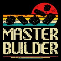 Master Builder Block Building Brick Builder 7-Panel Snapback Hat
