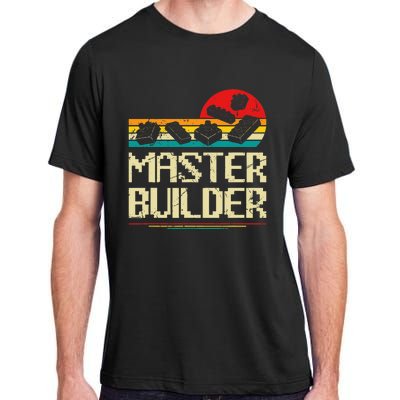 Master Builder Block Building Brick Builder Adult ChromaSoft Performance T-Shirt