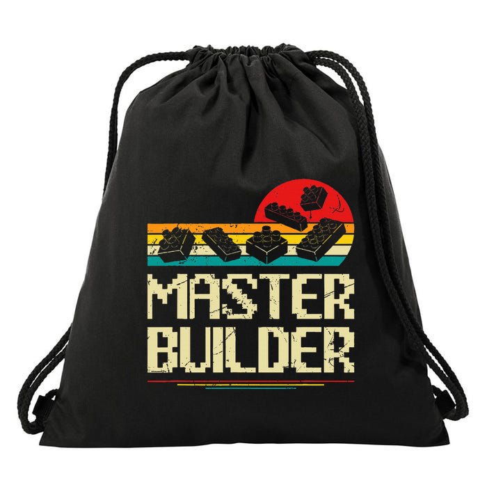 Master Builder Block Building Brick Builder Drawstring Bag
