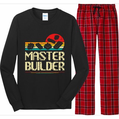 Master Builder Block Building Brick Builder Long Sleeve Pajama Set