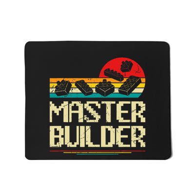 Master Builder Block Building Brick Builder Mousepad