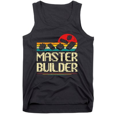 Master Builder Block Building Brick Builder Tank Top