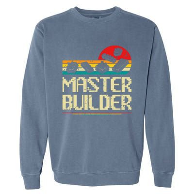 Master Builder Block Building Brick Builder Garment-Dyed Sweatshirt