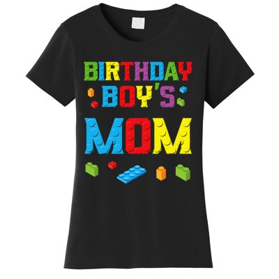 Master Builder Birthday Mom Building Bricks Blocks Women's T-Shirt