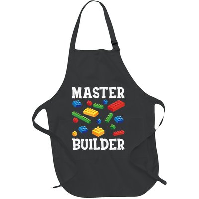 Master Builder  Block Building Brick Builder Full-Length Apron With Pockets