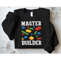 Master Builder  Block Building Brick Builder Sweatshirt