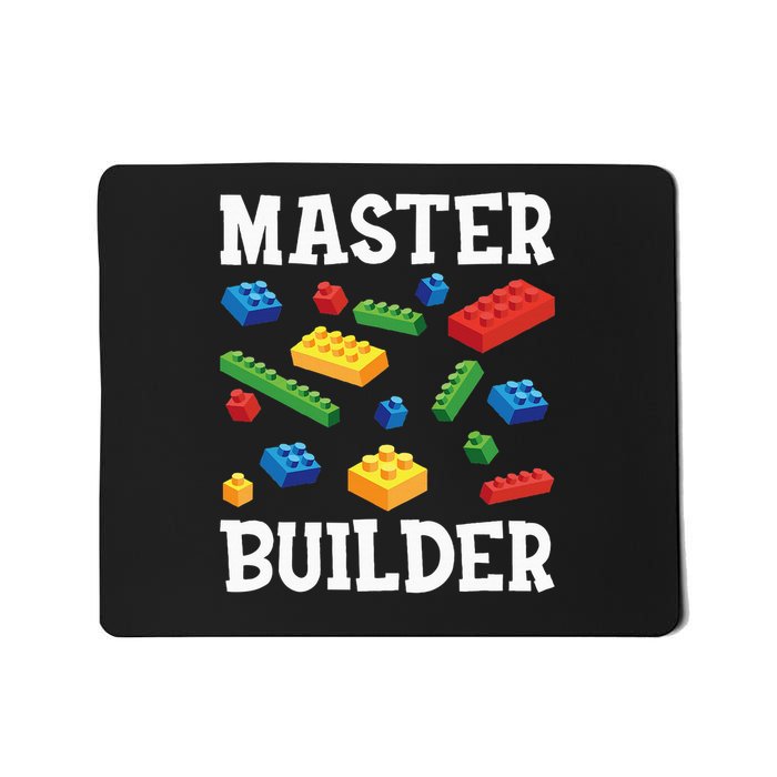 Master Builder  Block Building Brick Builder Mousepad