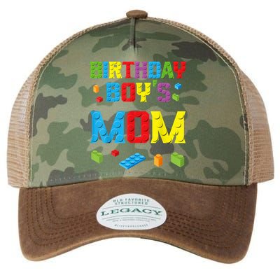 Master Builder Birthday Boy's Mom Building Bricks Blocks Legacy Tie Dye Trucker Hat