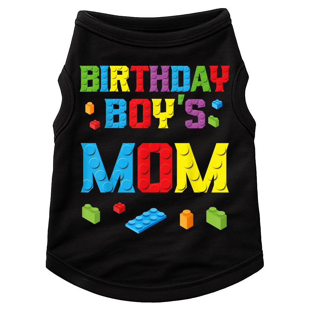 Master Builder Birthday Boy's Mom Building Bricks Blocks Doggie Tank