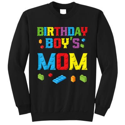 Master Builder Birthday Boy's Mom Building Bricks Blocks Sweatshirt