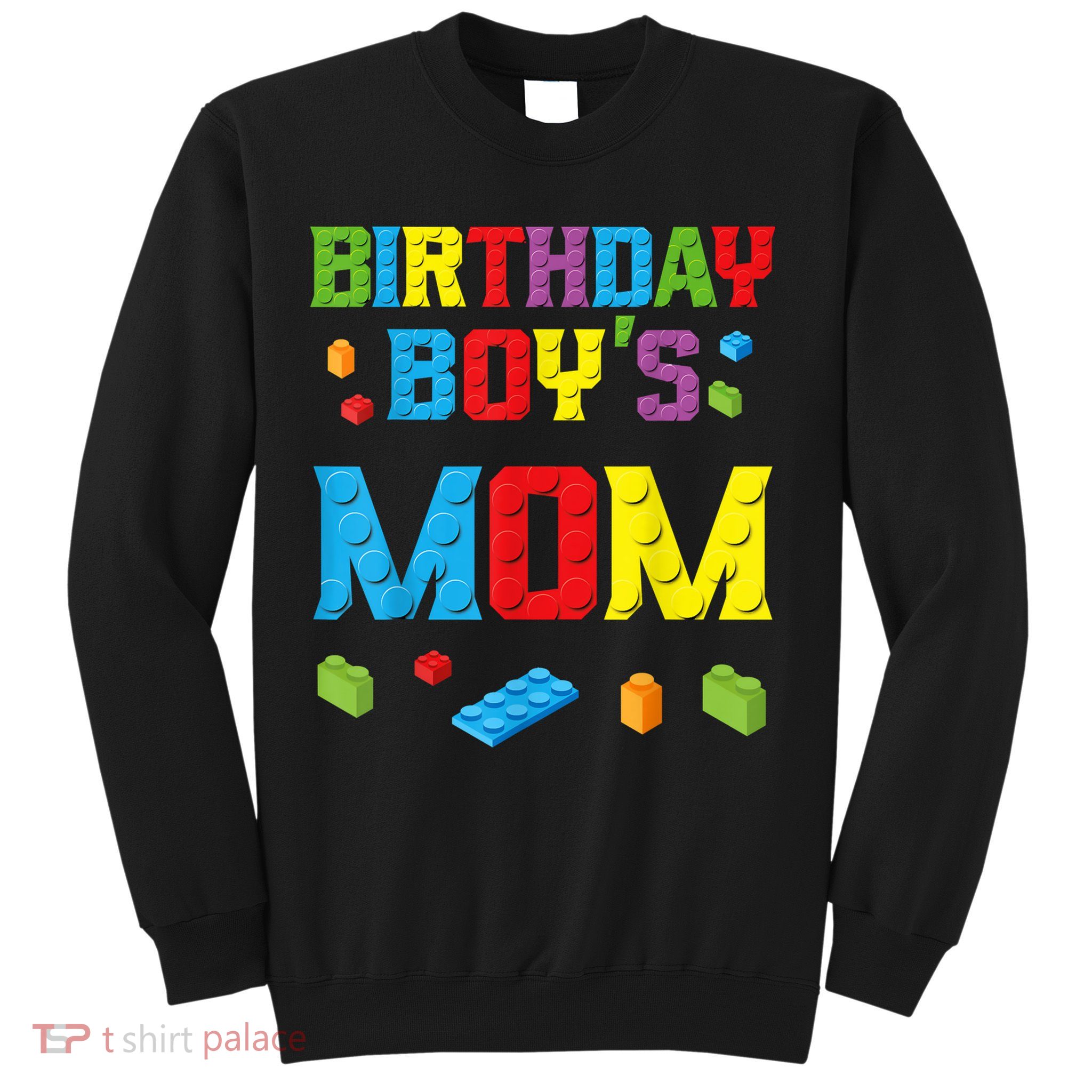 Master Builder Birthday Boy's Mom Building Bricks Blocks Sweatshirt