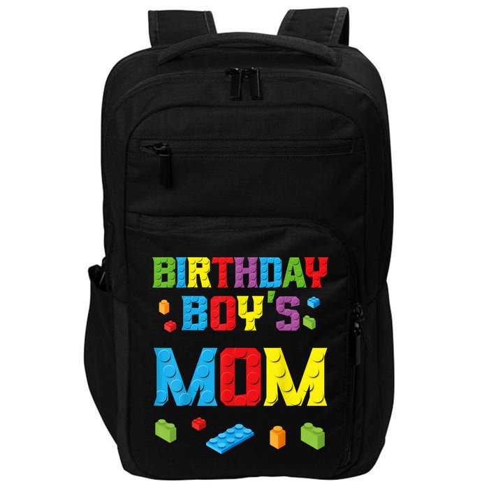 Master Builder Birthday Boy's Mom Building Bricks Blocks Impact Tech Backpack