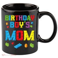 Master Builder Birthday Boy's Mom Building Bricks Blocks 11oz C Handle Ceramic Mug