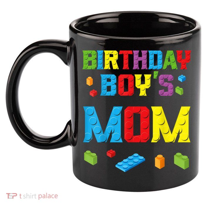 Master Builder Birthday Boy's Mom Building Bricks Blocks 11oz C Handle Ceramic Mug