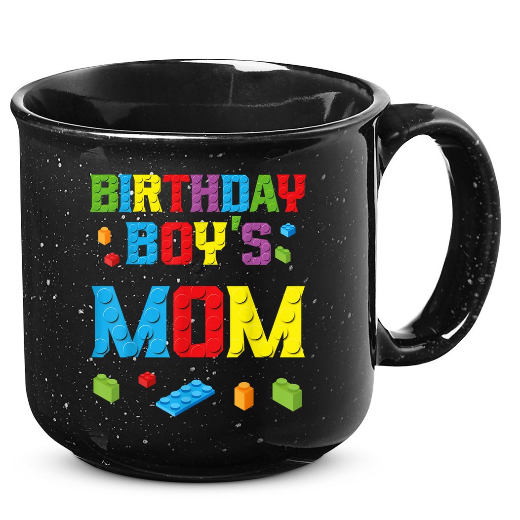 Master Builder Birthday Boy's Mom Building Bricks Blocks 15oz Campfire Ceramic Mug