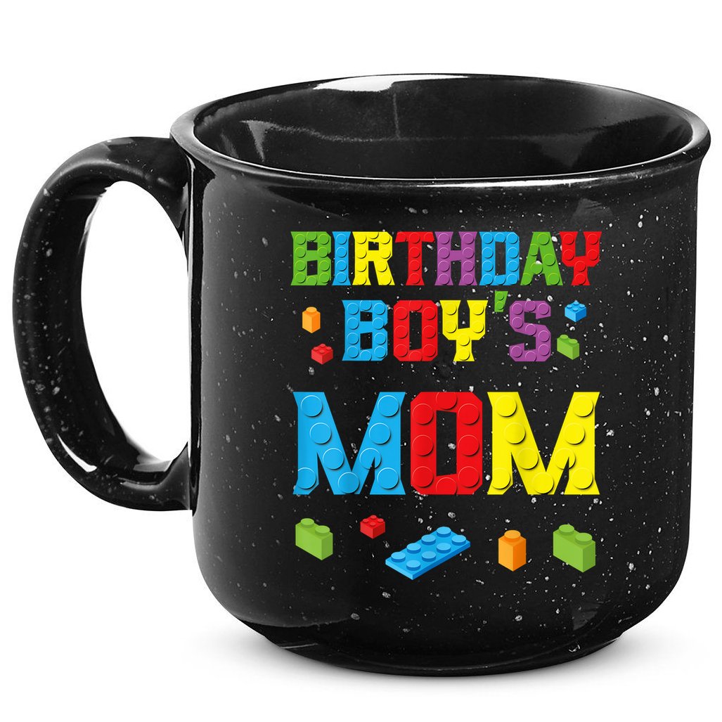 Master Builder Birthday Boy's Mom Building Bricks Blocks 15oz Campfire Ceramic Mug