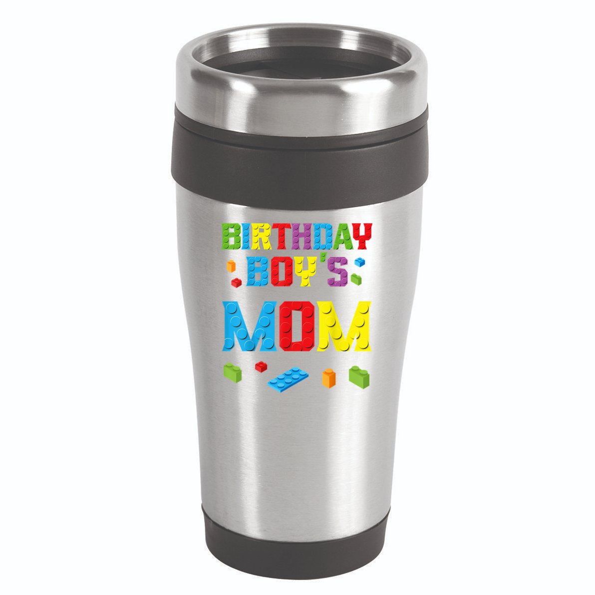 Master Builder Birthday Boy's Mom Building Bricks Blocks 16oz Travel Tumbler