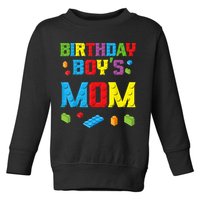 Master Builder Birthday Boy's Mom Building Bricks Blocks Toddler Sweatshirt