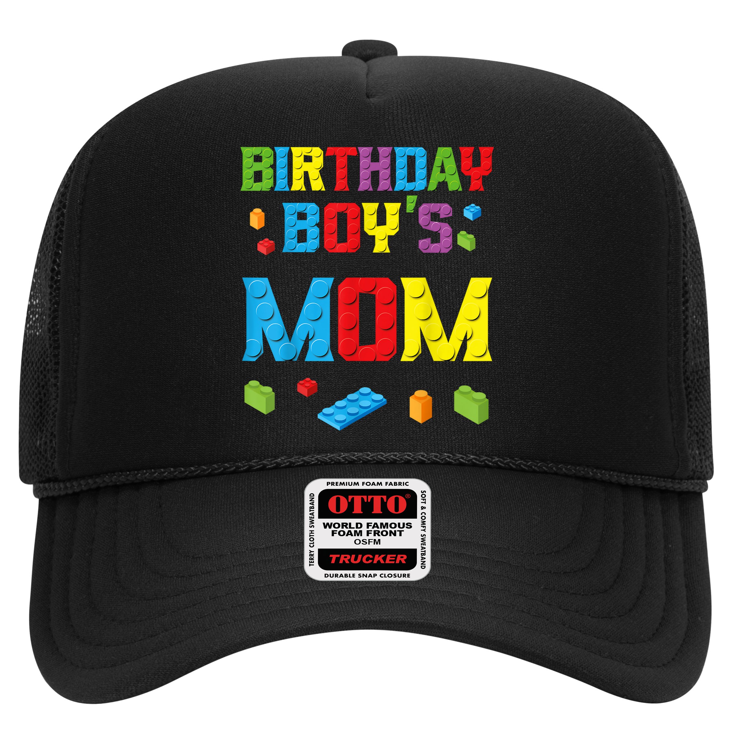 Master Builder Birthday Boy's Mom Building Bricks Blocks Hat