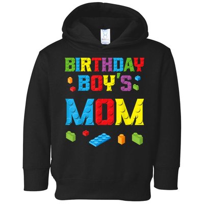 Master Builder Birthday Boy's Mom Building Bricks Blocks Toddler Hoodie