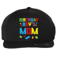 Master Builder Birthday Boy's Mom Building Bricks Blocks Wool Snapback Cap