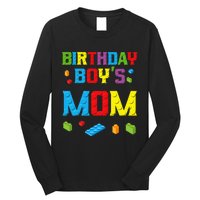 Master Builder Birthday Mom Building Bricks Blocks Long Sleeve Shirt