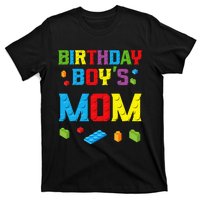 Master Builder Birthday Mom Building Bricks Blocks T-Shirt