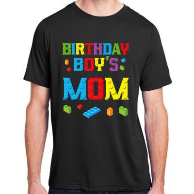 Master Builder Birthday Mom Building Bricks Blocks Adult ChromaSoft Performance T-Shirt