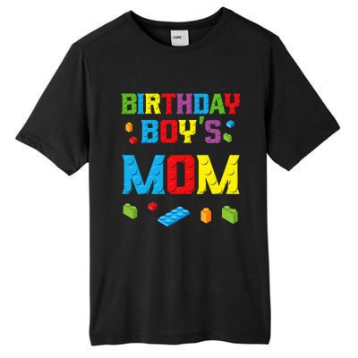 Master Builder Birthday Mom Building Bricks Blocks Tall Fusion ChromaSoft Performance T-Shirt