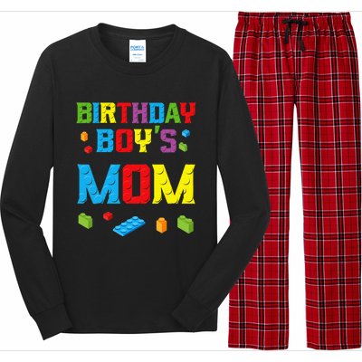 Master Builder Birthday Mom Building Bricks Blocks Long Sleeve Pajama Set