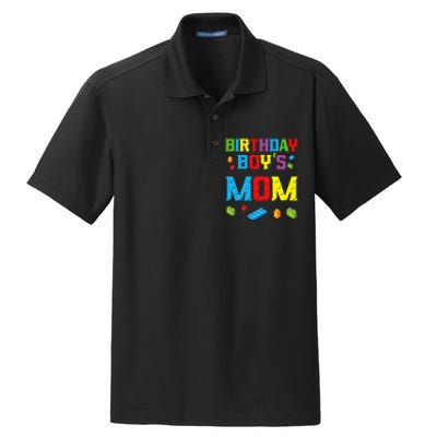 Master Builder Birthday Mom Building Bricks Blocks Dry Zone Grid Polo