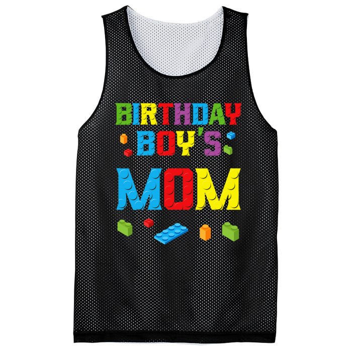 Master Builder Birthday Mom Building Bricks Blocks Mesh Reversible Basketball Jersey Tank