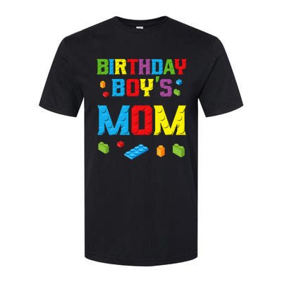 Master Builder Birthday Mom Building Bricks Blocks Softstyle CVC T-Shirt