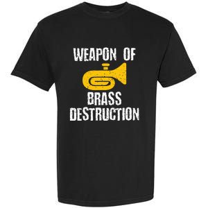 Marching Band Brass Destruction Funny Tuba Garment-Dyed Heavyweight T-Shirt